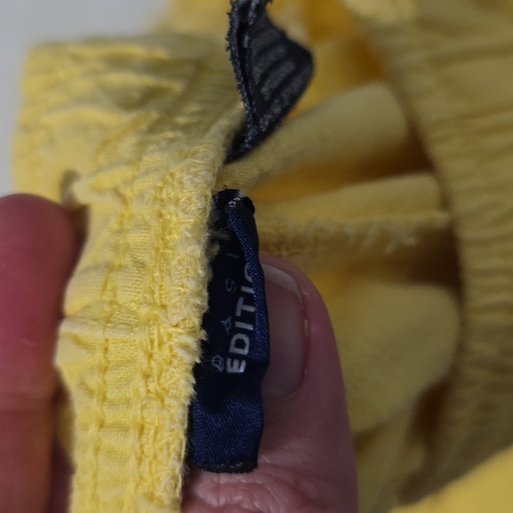 Basic Editions Yellow Shorts Size‎ Small - Picture 5 of 9